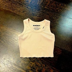Katie J Peach Livi Ribbed tank